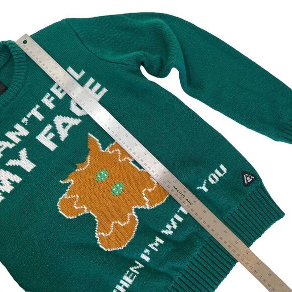 AMERICAN STITCH, Gingerbread, “I Can’t Feel My Face” Ugly Christmas Sweater - Picture 7 of 8
